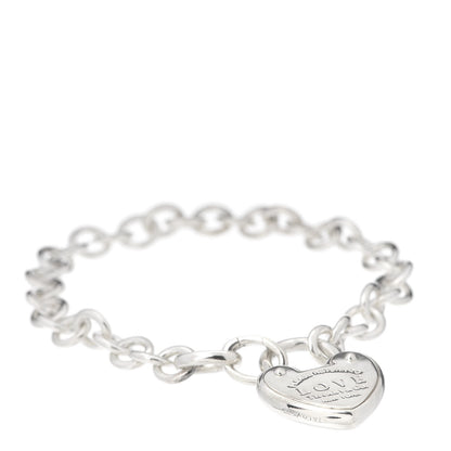 Tiffany Sterling Silver Return to Love Lock Bracelet 1 of 4
