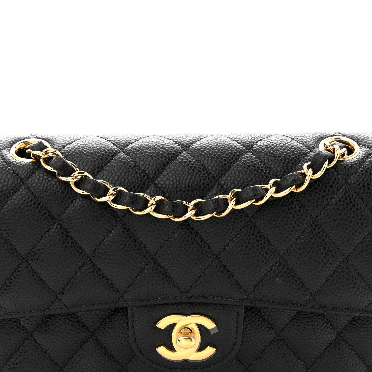 Chanel Caviar Quilted Small Double Flap Black 8 of 11