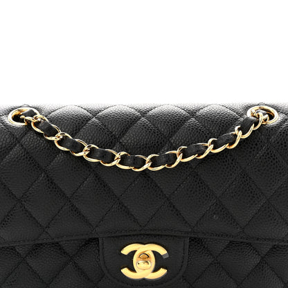 Chanel Caviar Quilted Small Double Flap Black 8 of 11