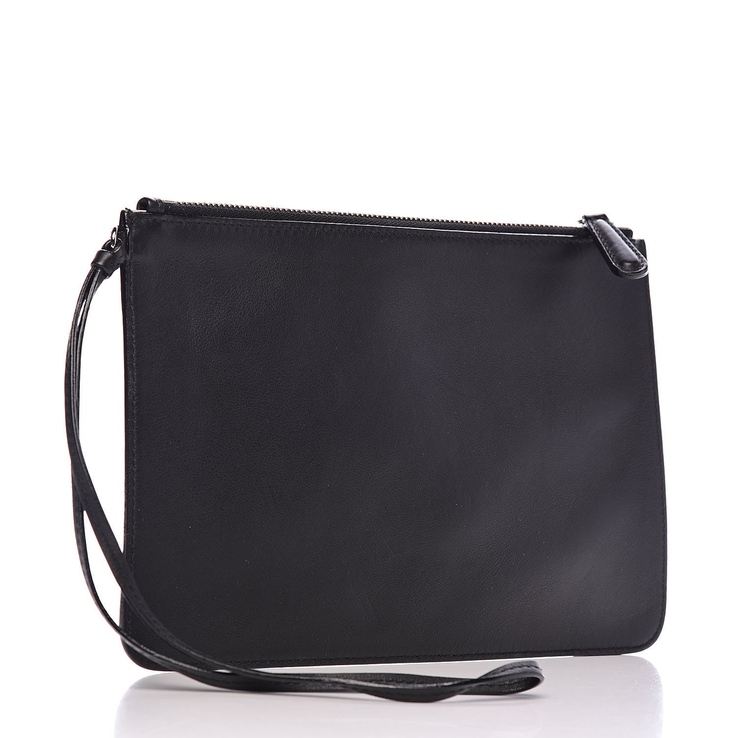 Christian Dior Calfskin Diorissimo Pouch Black 3 of 11