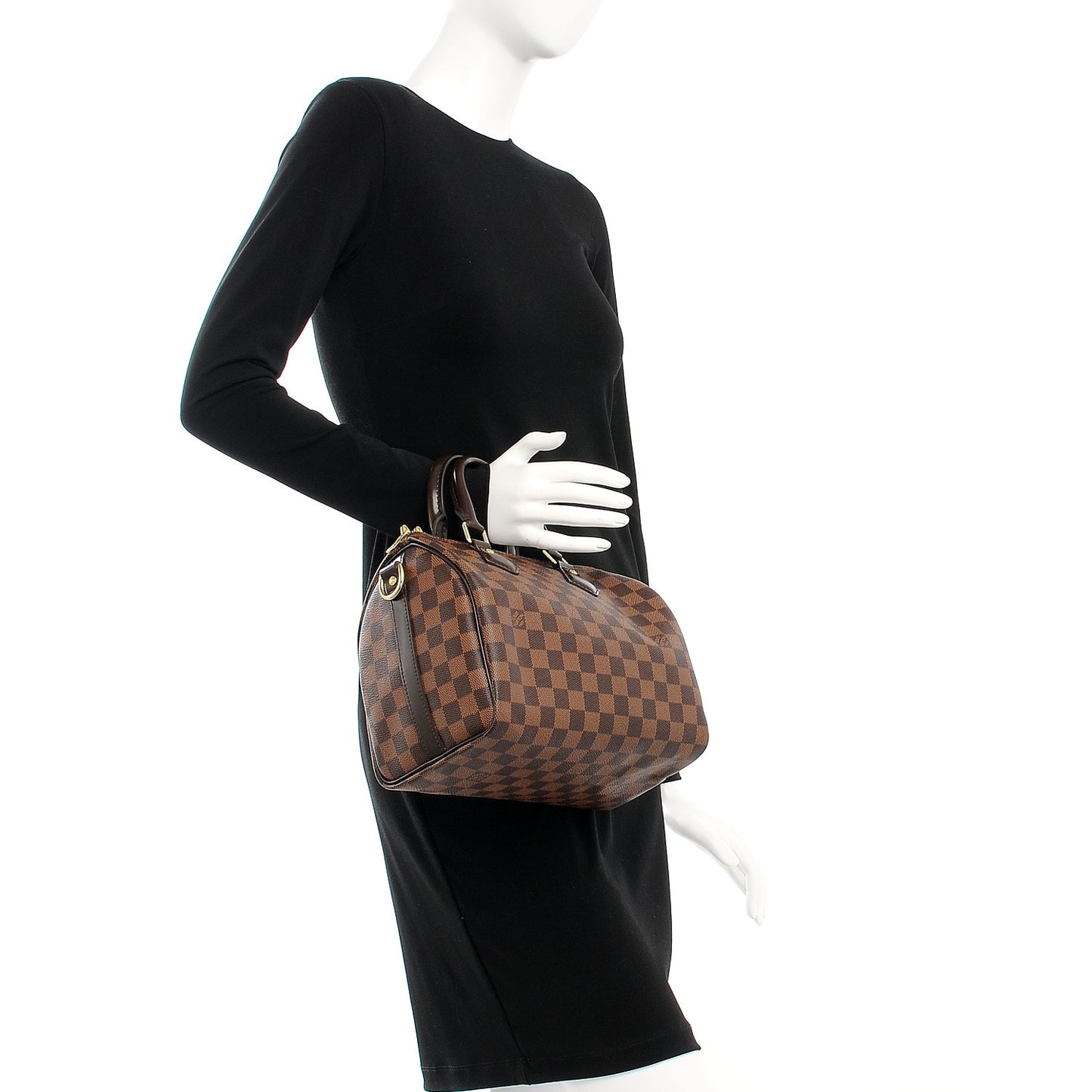 Damier Ebene Speedy Bandouliere 25