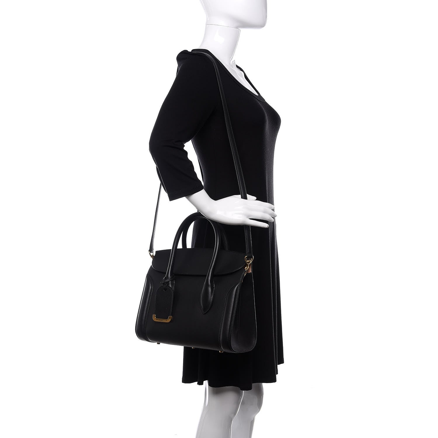 Alexander McQueen Sweet Calfskin Small Heroine 30 Black 2 of 10