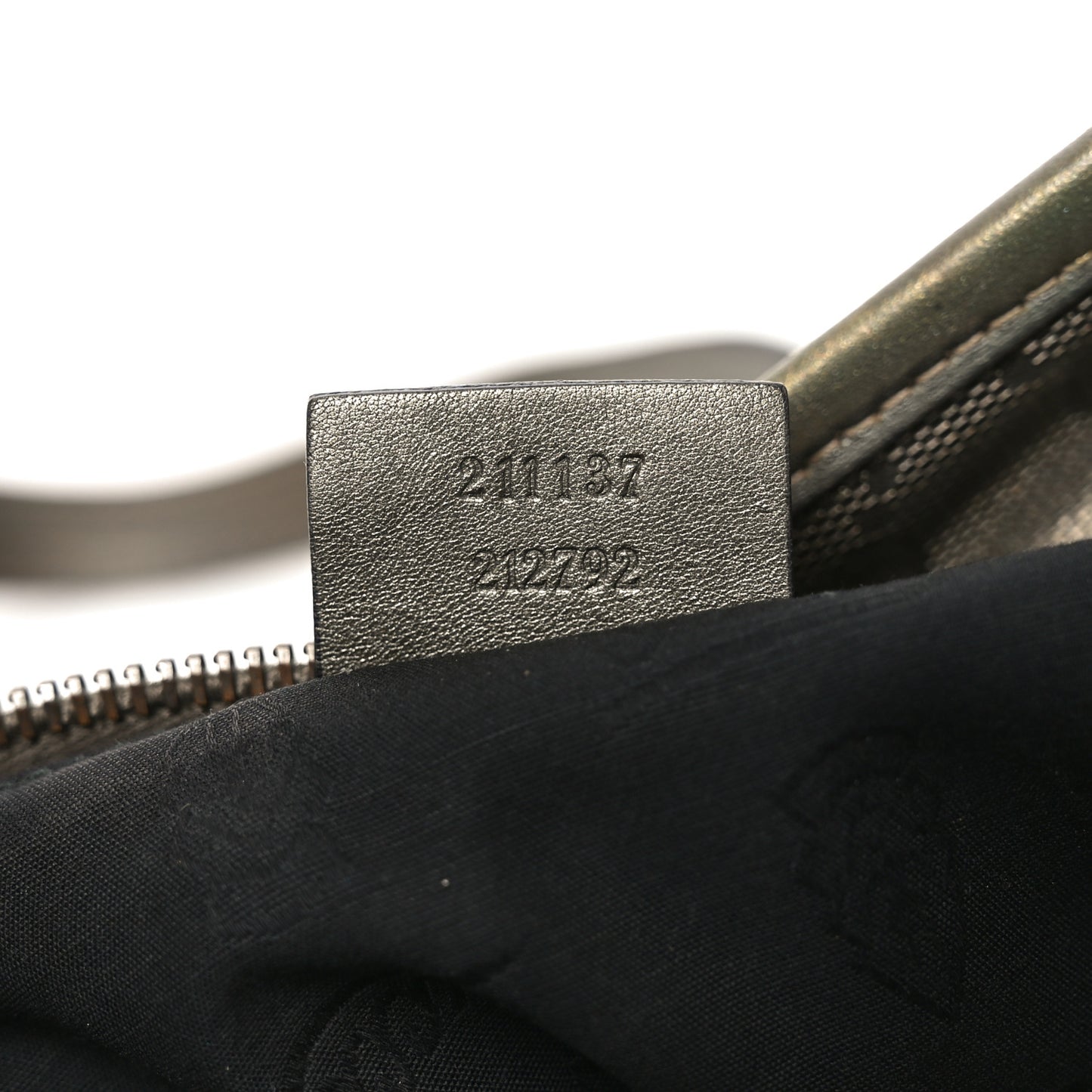 Imprime Monogram Medium Zippered Shopping Tote Pewter
