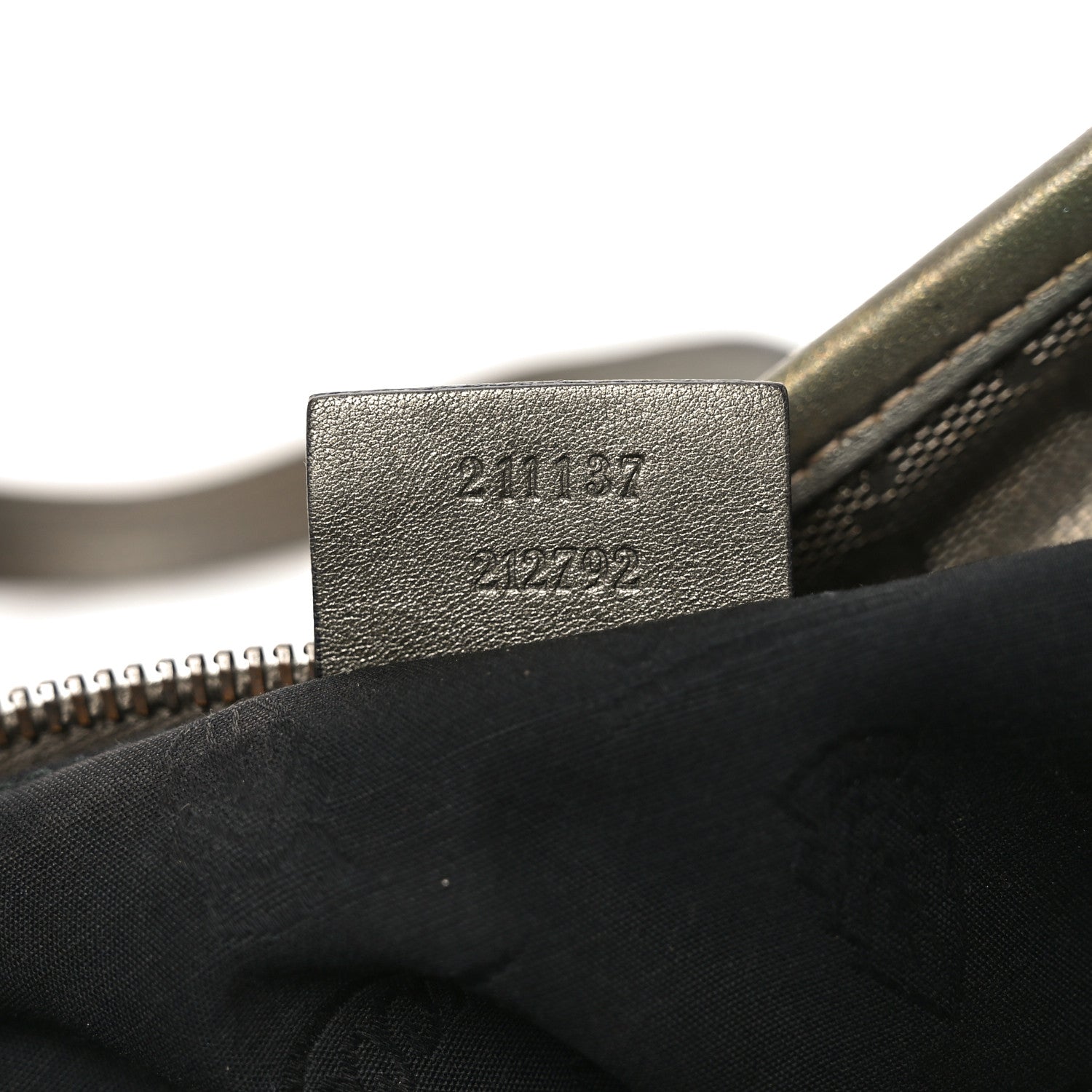 Gucci Imprime Monogram Medium Zippered Shopping Tote Pewter 7 of 10