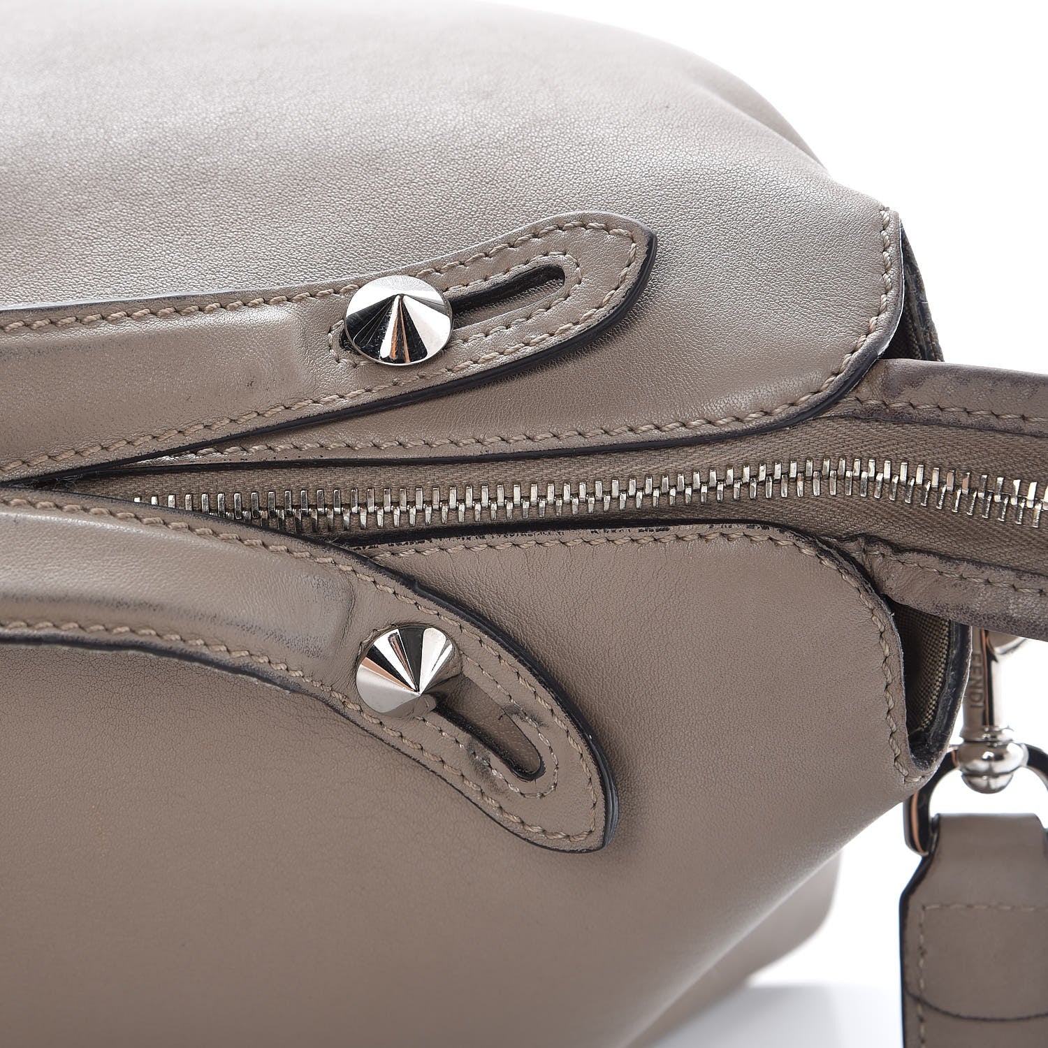 Fendi Vitello Dolce Large By The Way Boston Bag Tortora 16 of 28