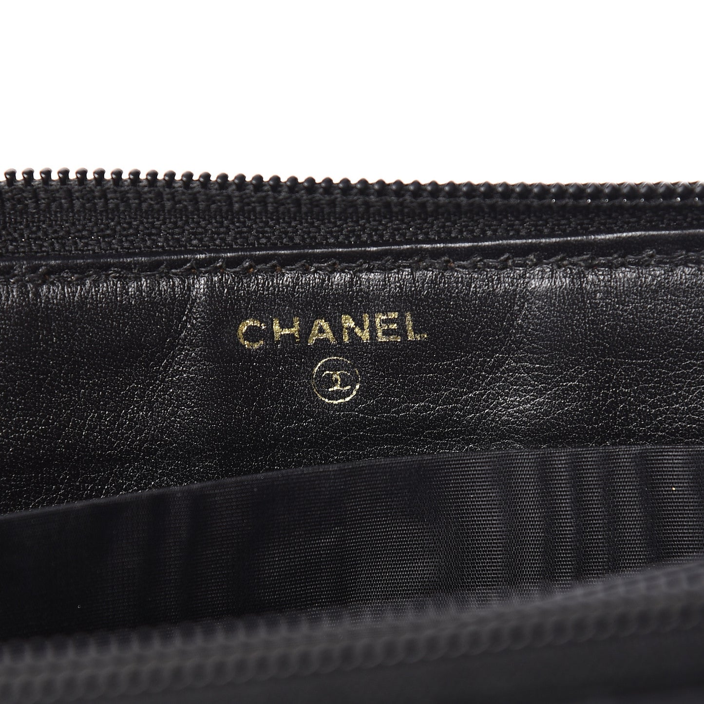Caviar Timeless CC Zip Around Wallet Black