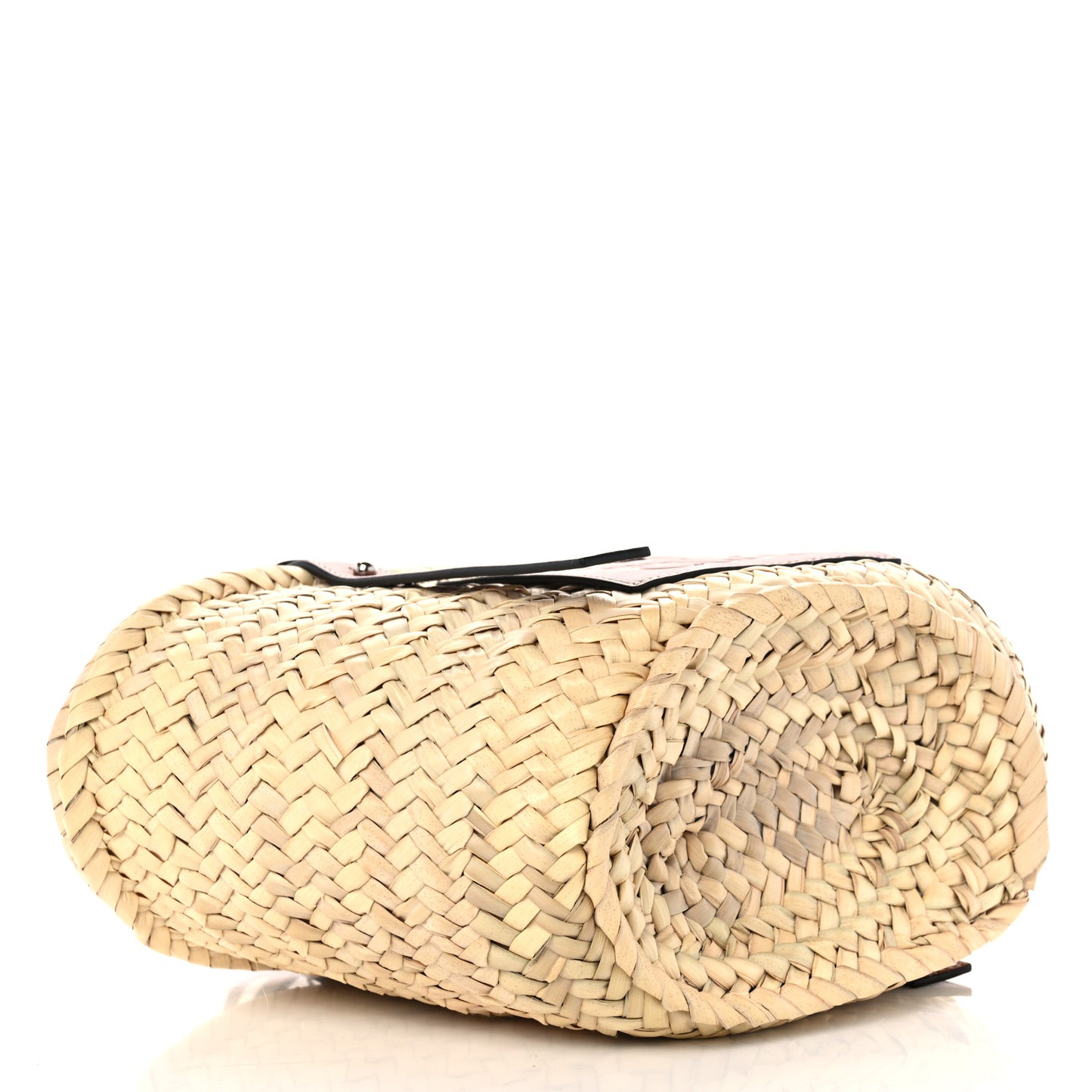 Raffia Small Basket Tote Bag Natural Tan