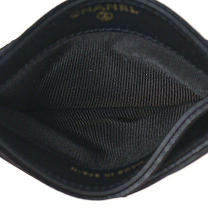 Chanel Caviar Quilted Filigree Card Holder Black 5 of 10