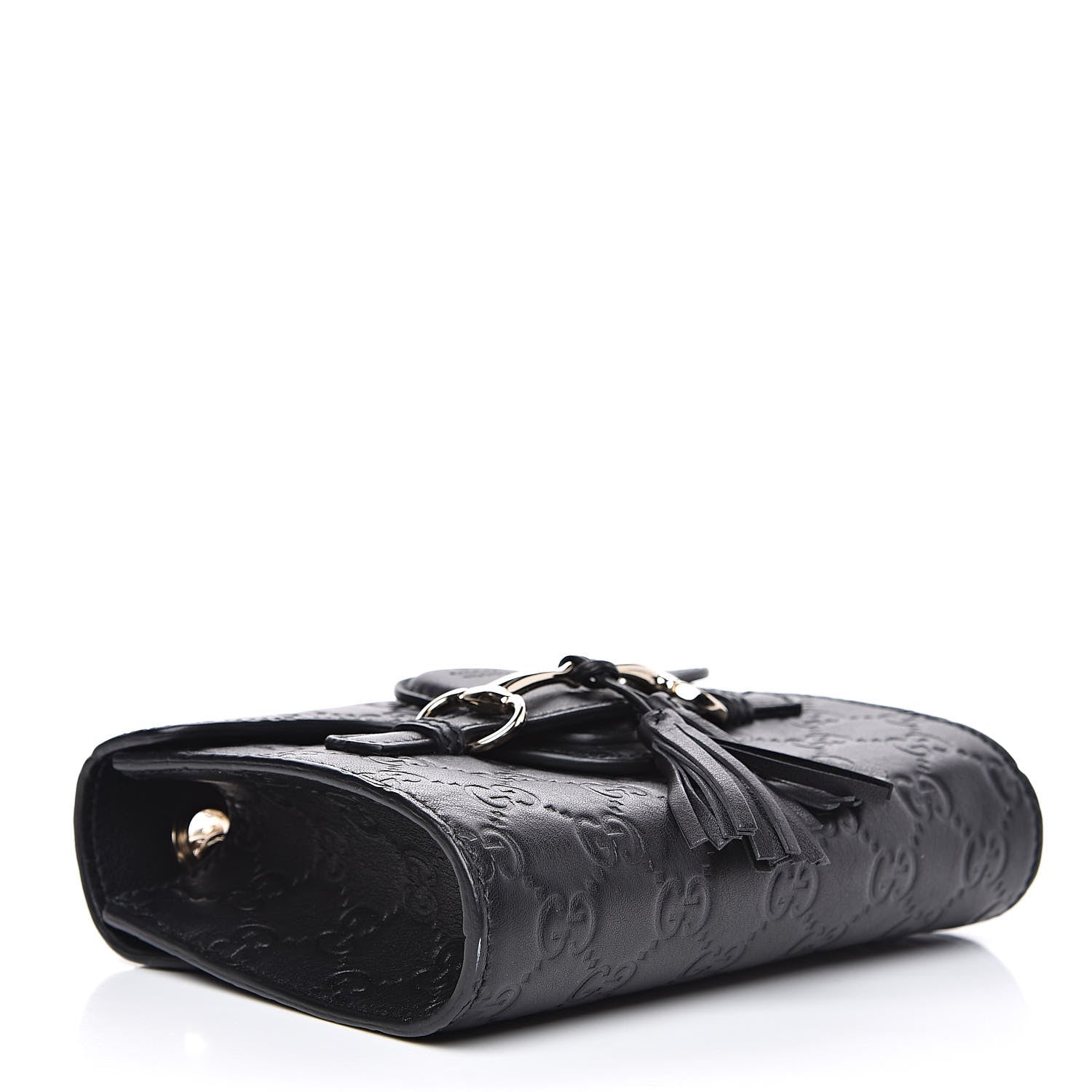 Gucci Guccissima Mini Emily Shoulder Bag Black 4 of 13