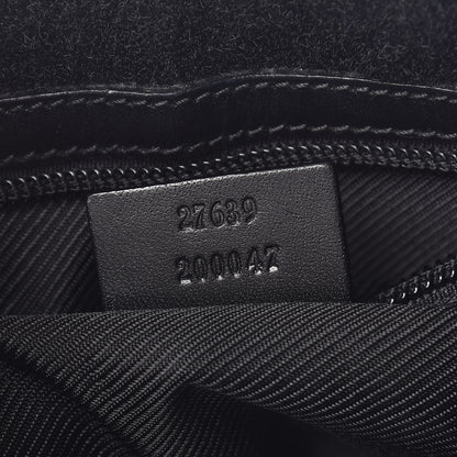 Gucci GG Monogram Messenger Crossbody Bag Black 7 of 9