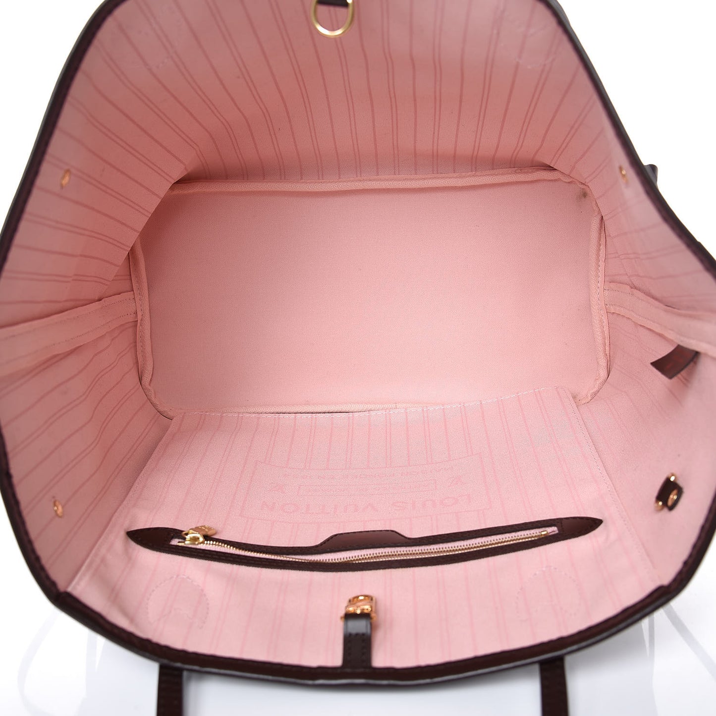 Damier Ebene Neo Neverfull MM Rose Ballerine