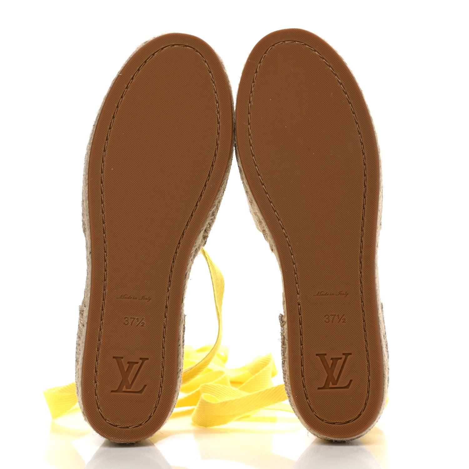 Louis Vuitton Canvas Monogram Starboard Espadrille Flats 37.5 Rose Pop 5 of 8