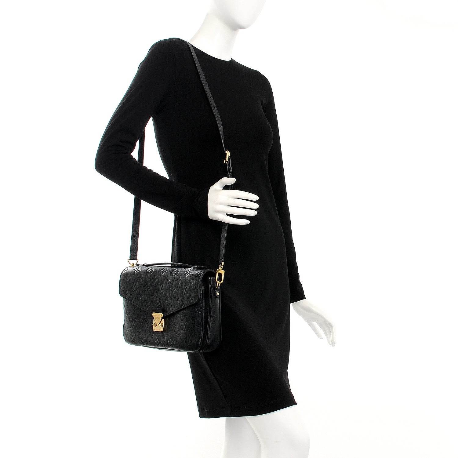 Louis Vuitton Empreinte Pochette Metis Black 2 of 8