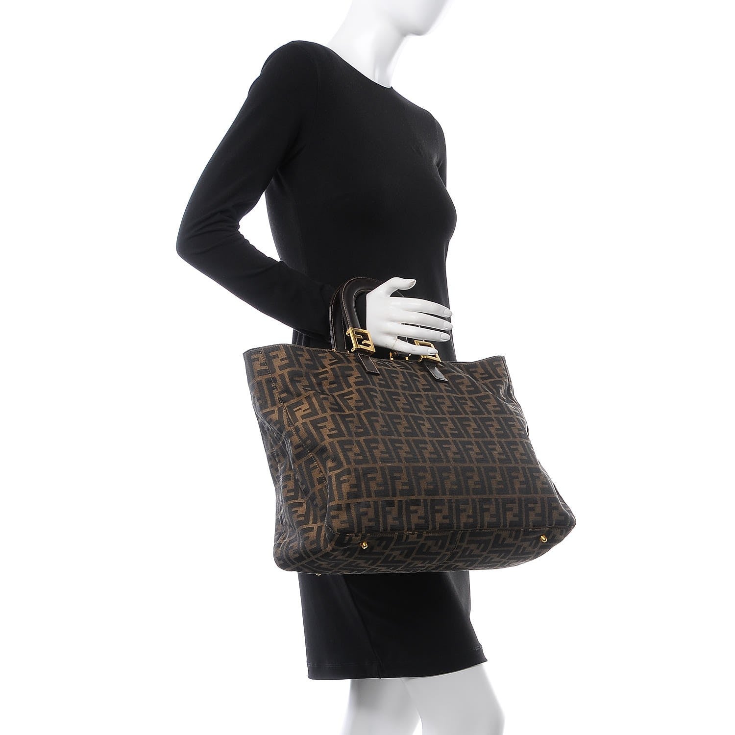 Fendi Zucca Tote Tobacco 2 of 6
