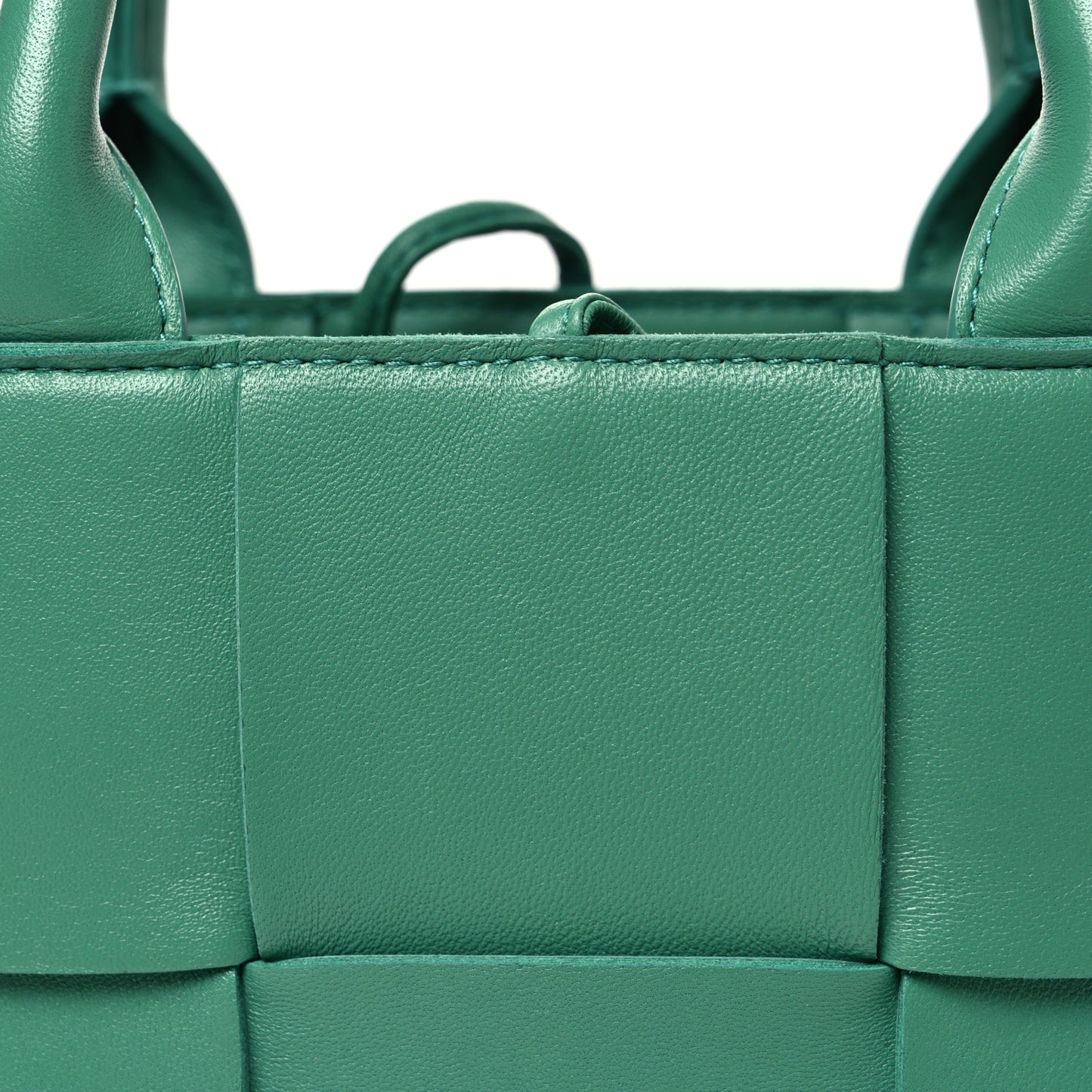 Lambskin Maxi Intreccio Candy Arco Tote Mermaid
