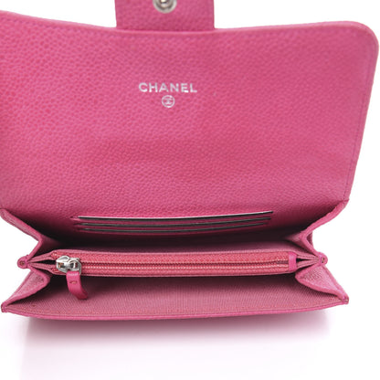 Chanel Iridescent Caviar Quilted Small Flap Wallet Pink 4 of 12