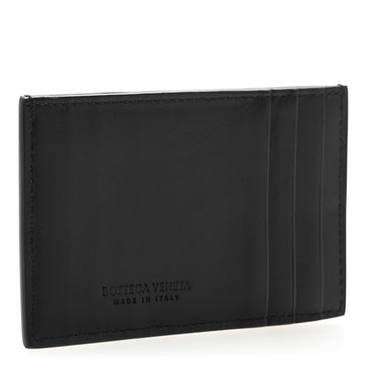 Bottega Veneta Nappa Maxi Intrecciato Daisy Print Card Holder Black 3 of 7