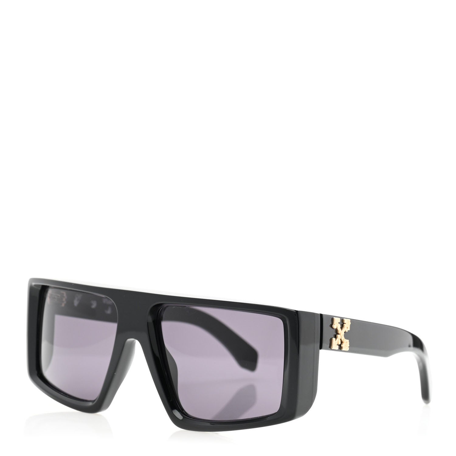 Off-White Acetate Alps Shield Sunglasses OERI004 Black 1 of 8