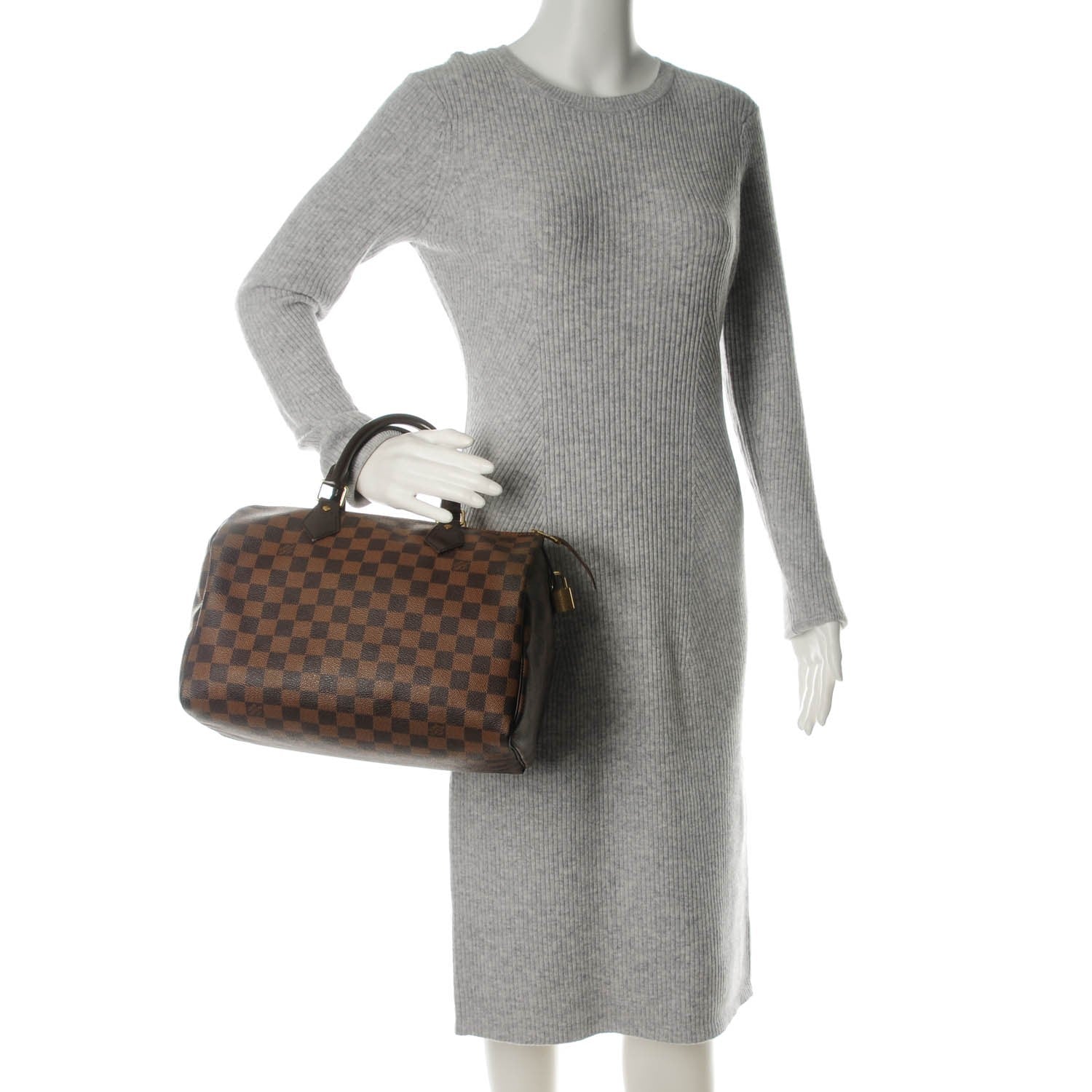 Louis Vuitton Damier Ebene Speedy 30 2 of 8