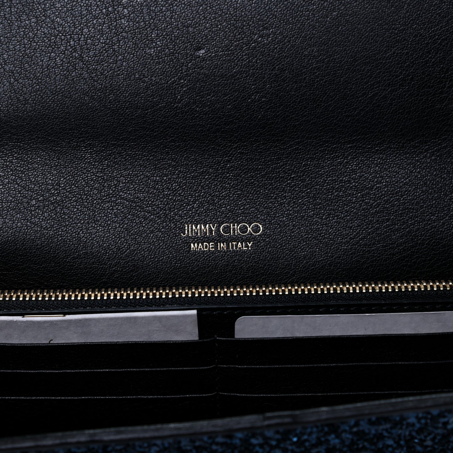 Glitter Milla Wallet on Chain Navy