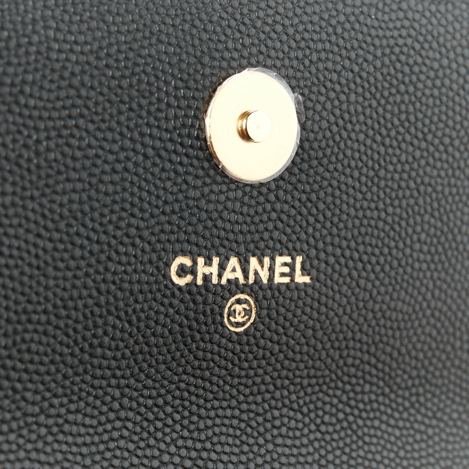 Chanel Caviar Quilted Enamel Coco Casino Flap Phone Holder With Chain Black 7 of 12
