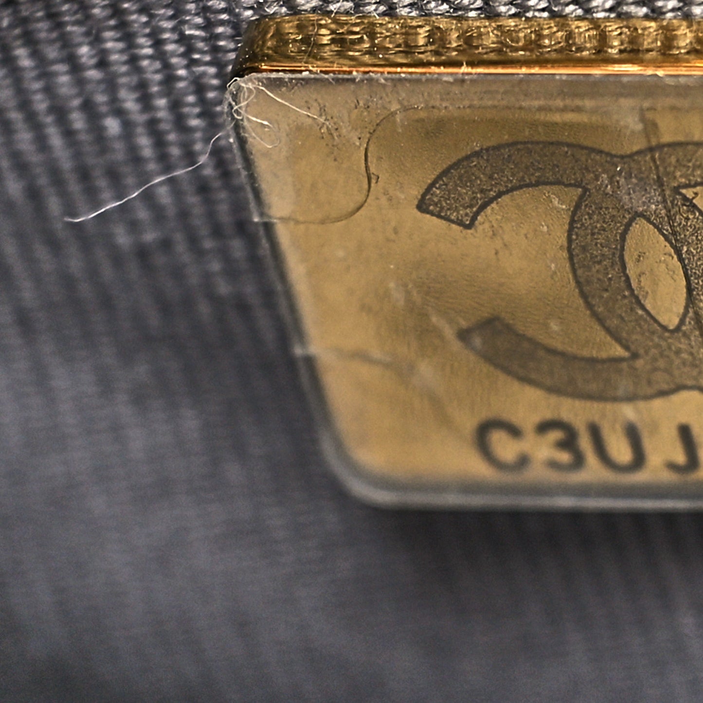 Lambskin Quilted Small Duma Drawstring Backpack Grey