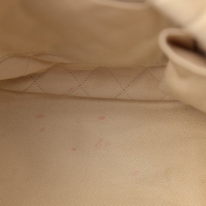 Chanel Satin Caviar CC Drawstring Bag Beige 10 of 17