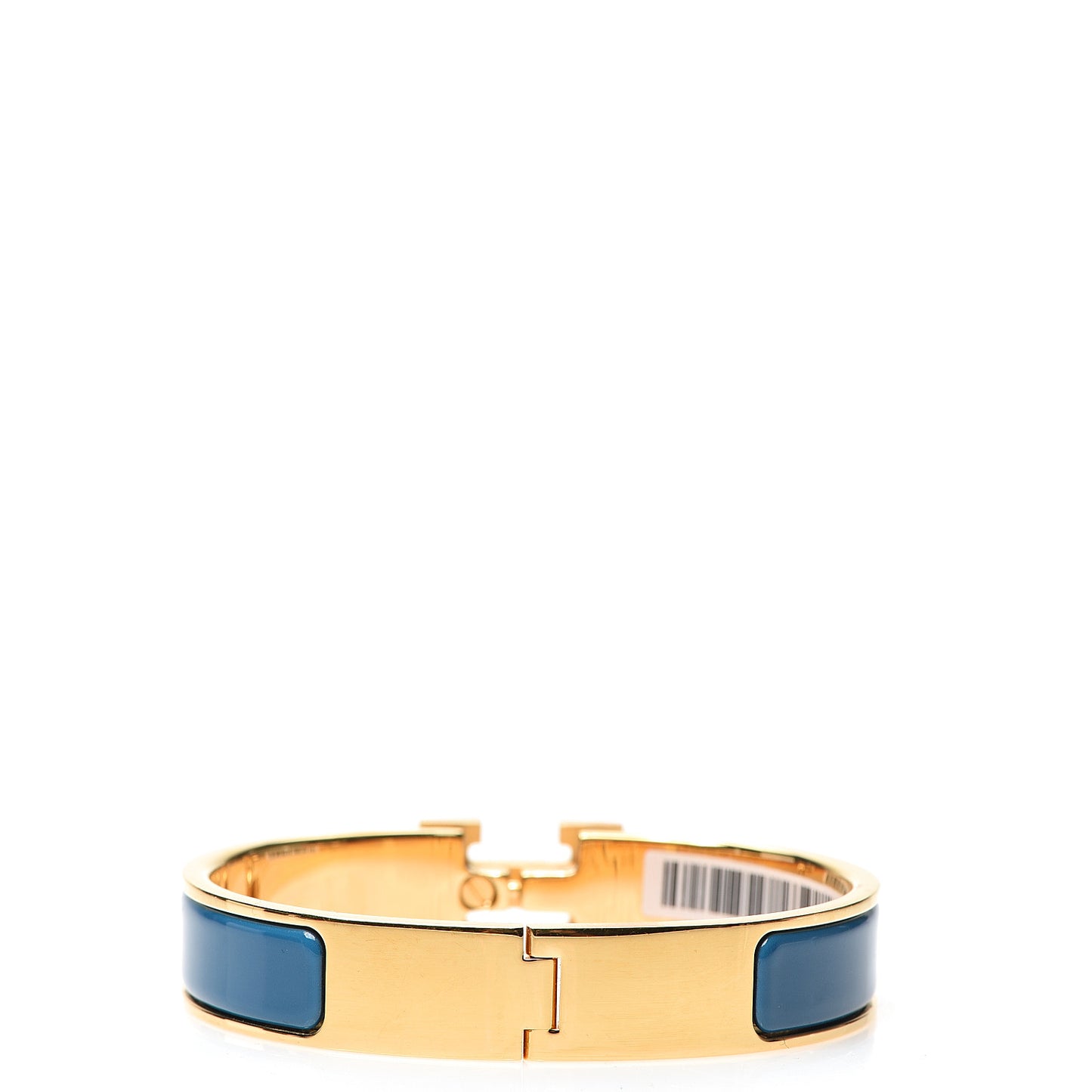 Enamel Narrow Clic Clac H Bracelet PM Bleu Profond
