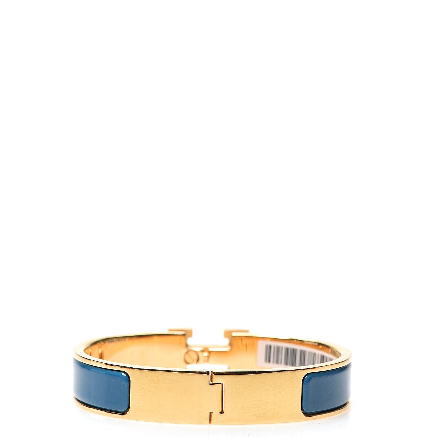 Hermes Enamel Narrow Clic Clac H Bracelet PM Bleu Profond 2 of 5