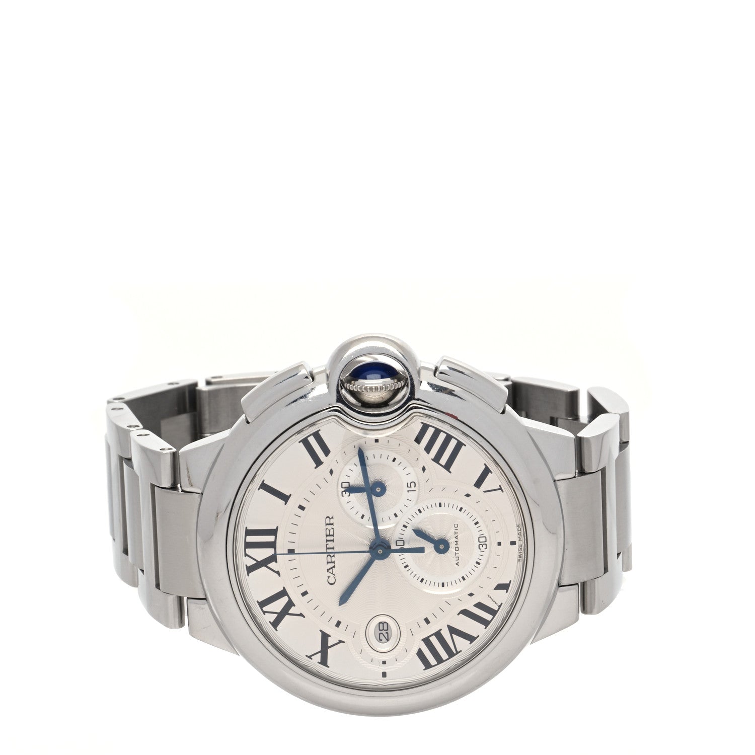 Cartier Stainless Steel 44mm Ballon Bleu De Cartier Chronograph Automatic Watch 2 of 4