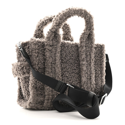 Marc Jacobs Polyester Cotton The Teddy Traveler Tote Bag Grey 3 of 10