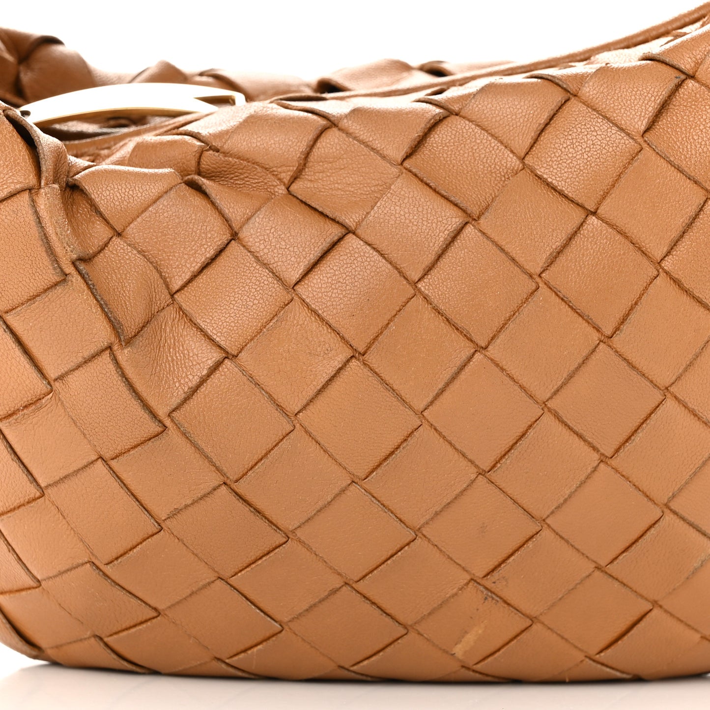 Nappa Intrecciato Mini Jodie Caramel