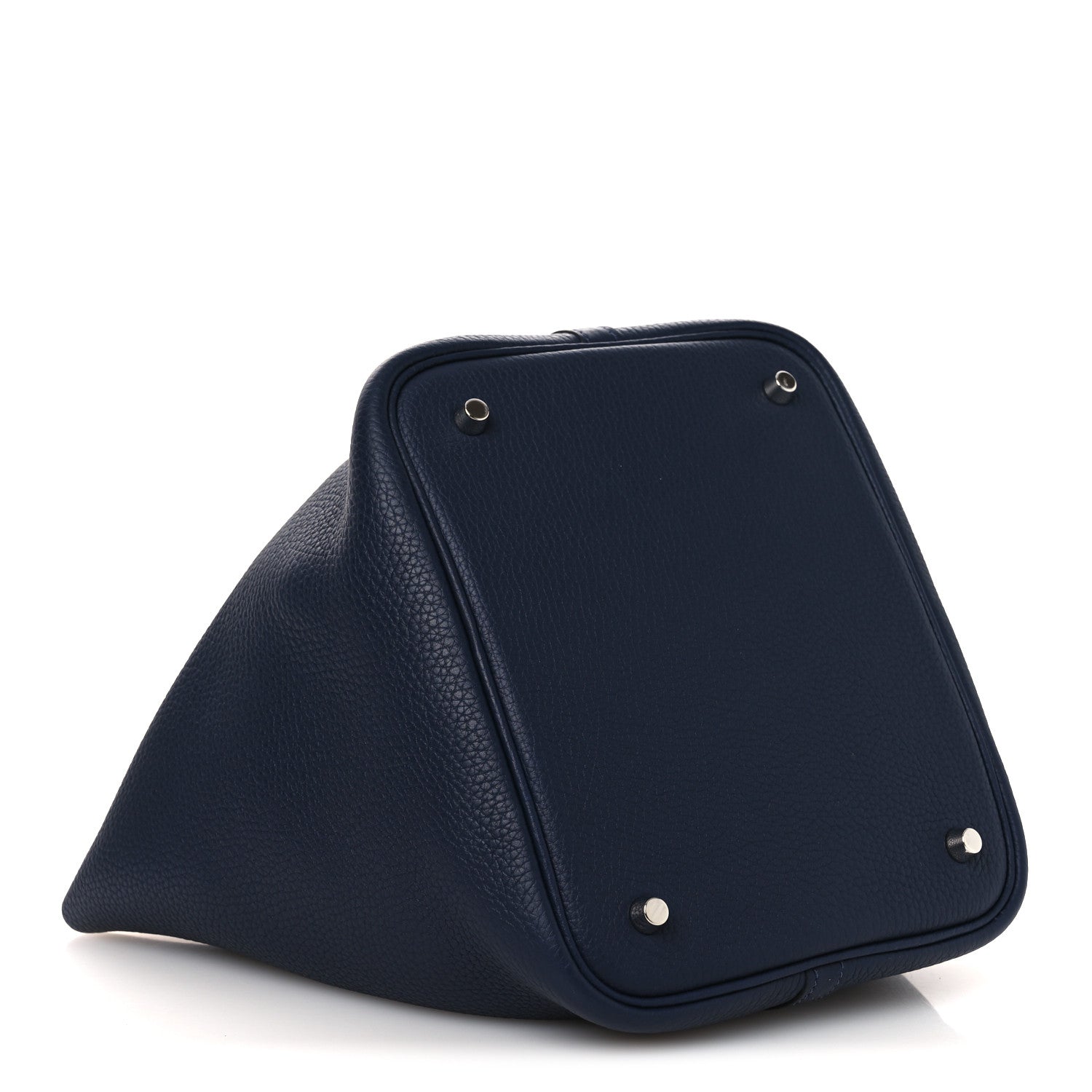 Hermes Taurillon Clemence Picotin Lock 22 MM Bleu Nuit 4 of 10