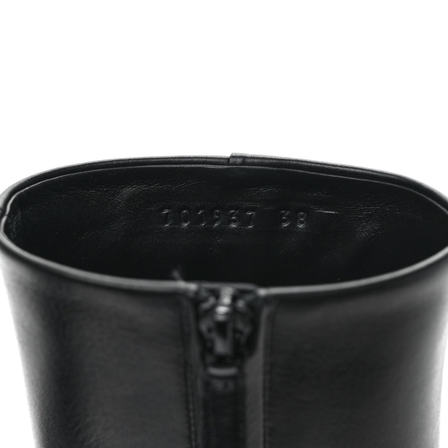 Soft Leather Lady Pedestal 90mm Booties 38 Black