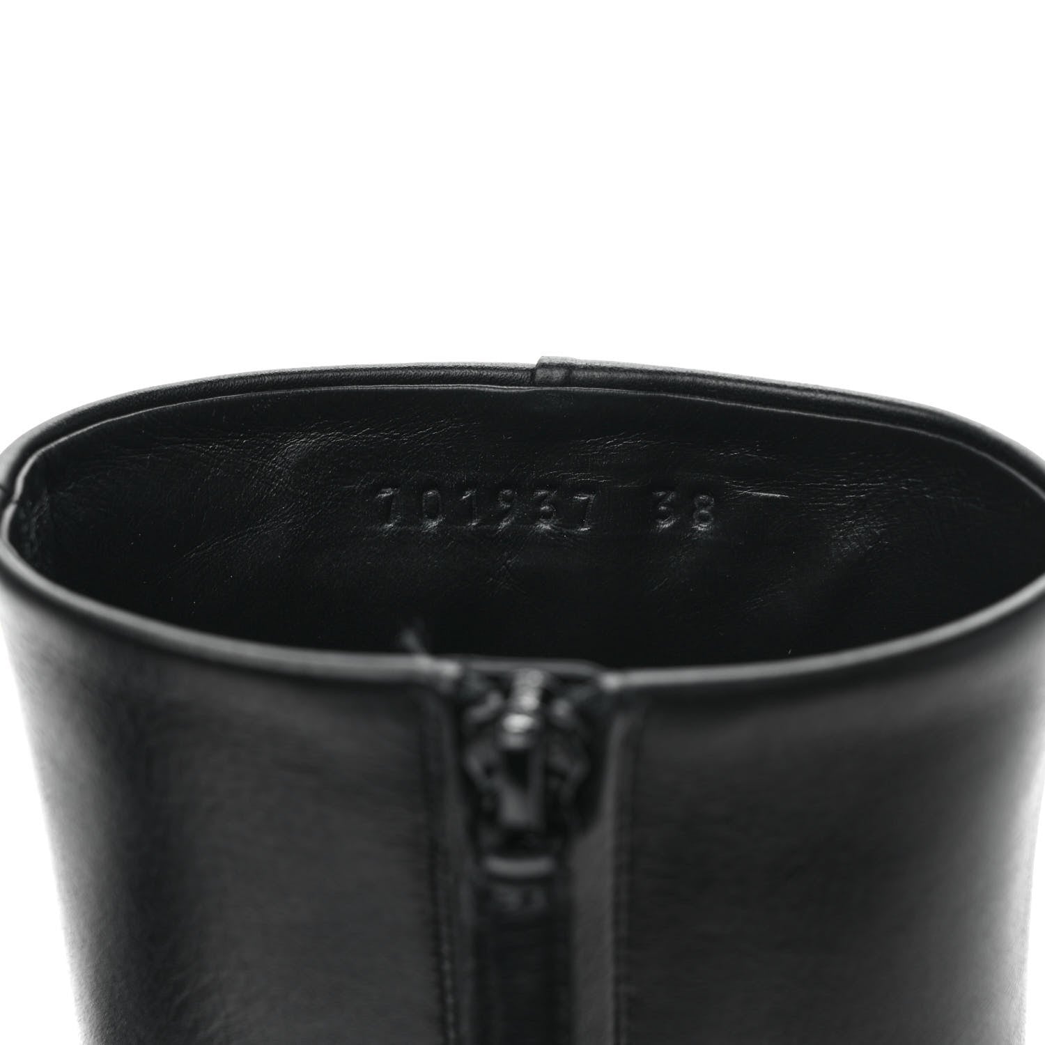 Balenciaga Soft Leather Lady Pedestal 90mm Booties 38 Black 8 of 10