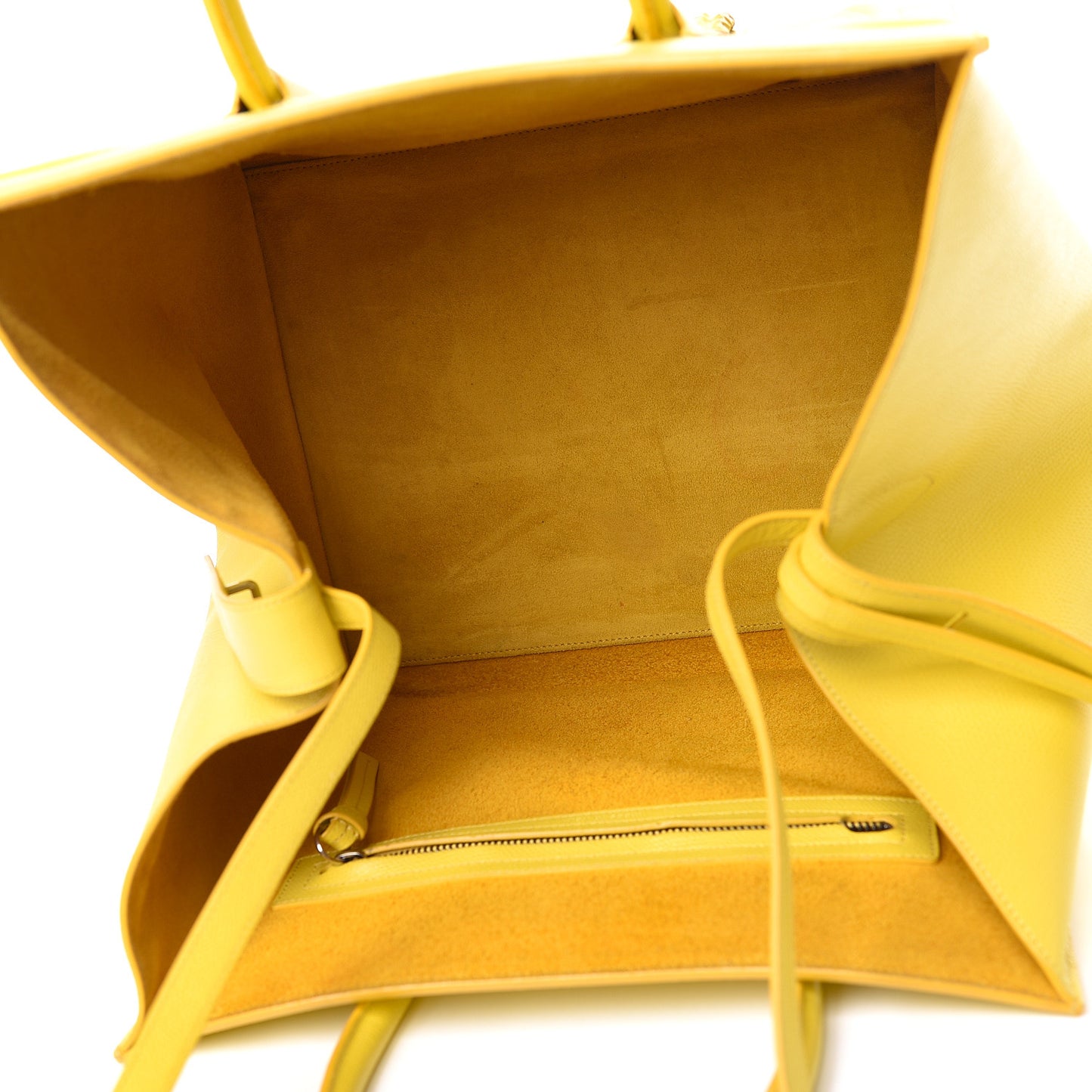 Grained Calfskin Medium Phantom Luggage Yellow