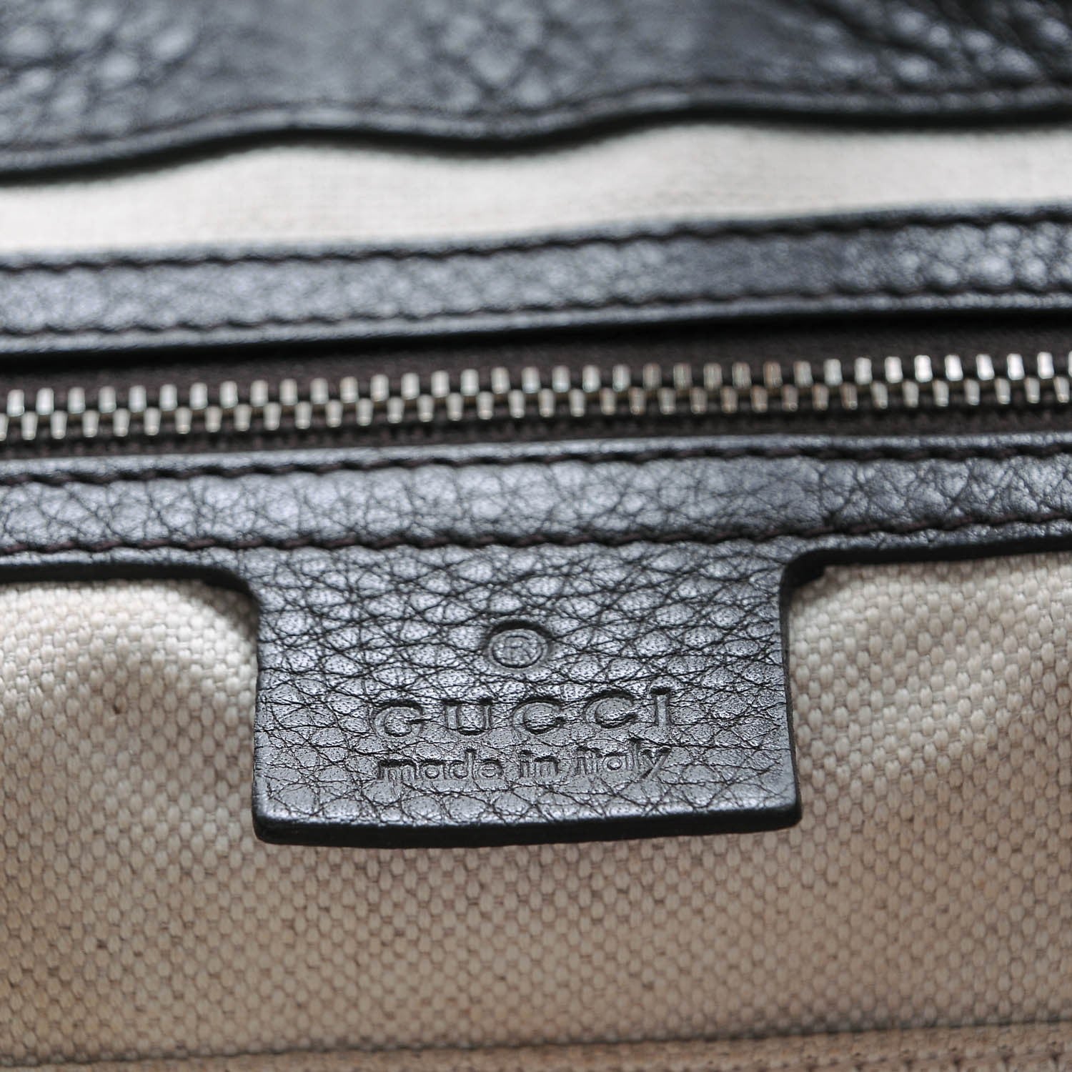 Gucci Diamante Cellarius Calfskin Medium 1973 Shoulder Bag Beige Ebony Cocoa 6 of 6
