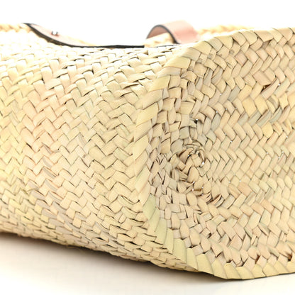 Loewe Raffia Basket Tote Bag Natural Tan 7 of 8