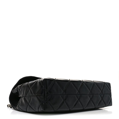Chanel Vinyl Quilted In the Business Flap Bag Black 4 of 10