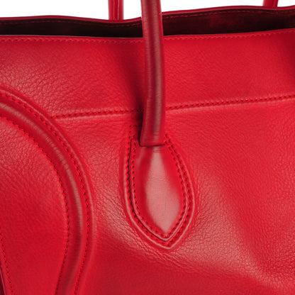Celine Supple Calfskin Large Phantom Luggage Coquelicot 8 of 11