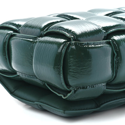Bottega Veneta Textured Deerskin Maxi Intrecciato Padded Cassette Crossbody Bag Raintree 10 of 11