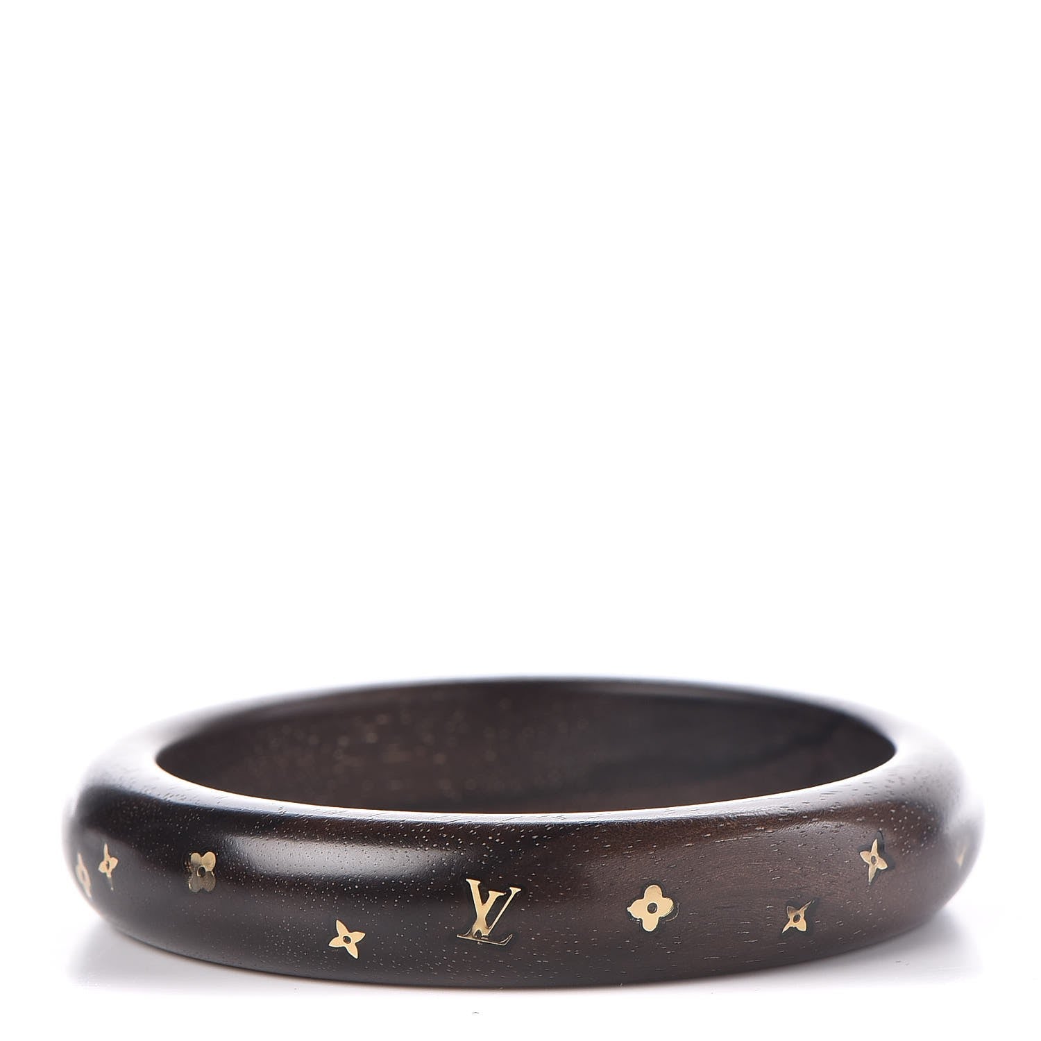 Louis Vuitton Tiger Wood Brass Sylvania Bangle 1 of 3