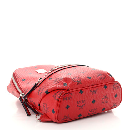 MCM Visetos Klassik Small Sling Bag Ruby Red 4 of 11