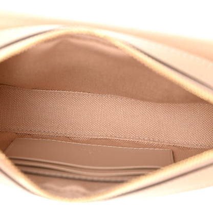 Gucci Calfskin GG Super Mini Debossed Chain Wallet Light Beige 5 of 10