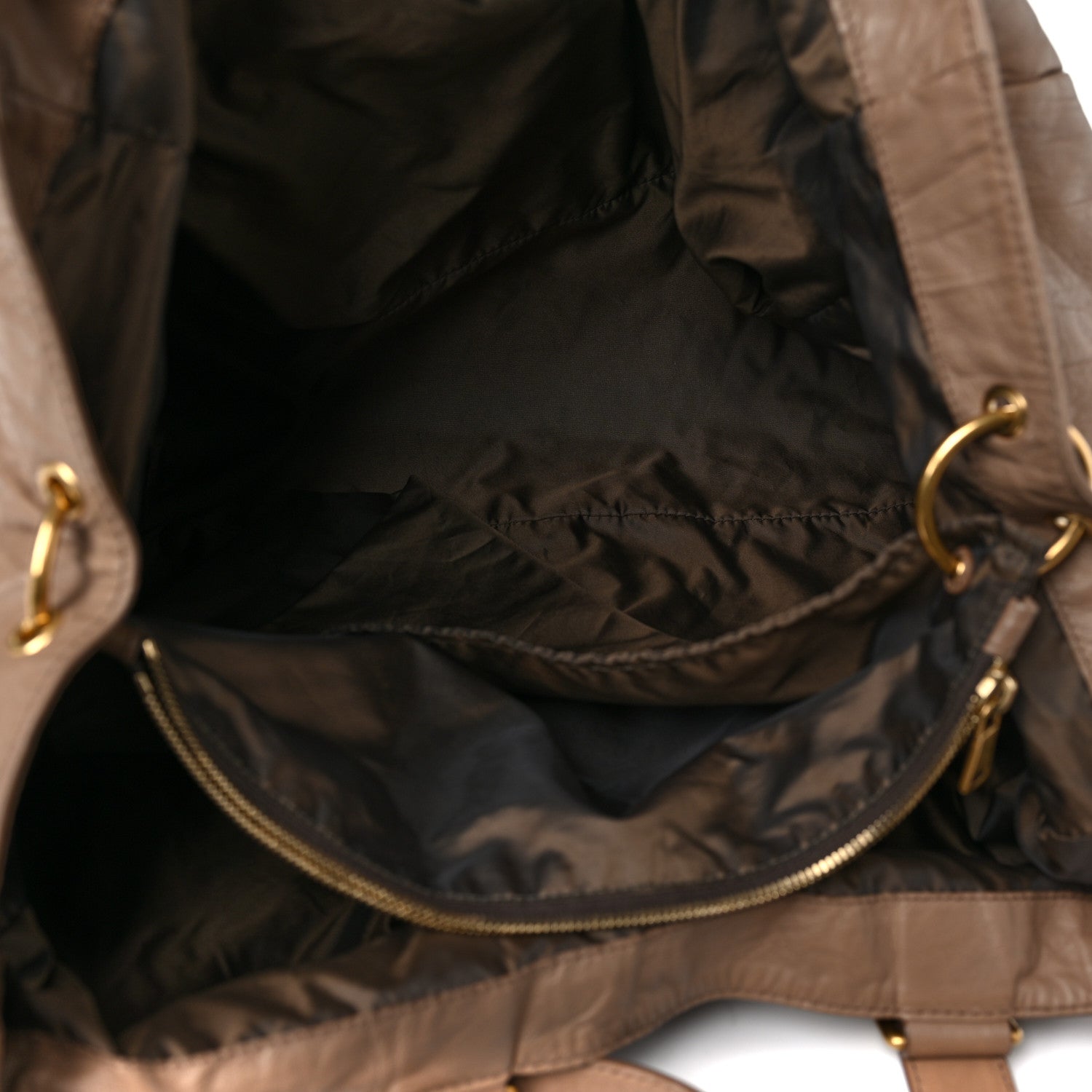 Saint Laurent Calfskin Y Tote Beige 4 of 13