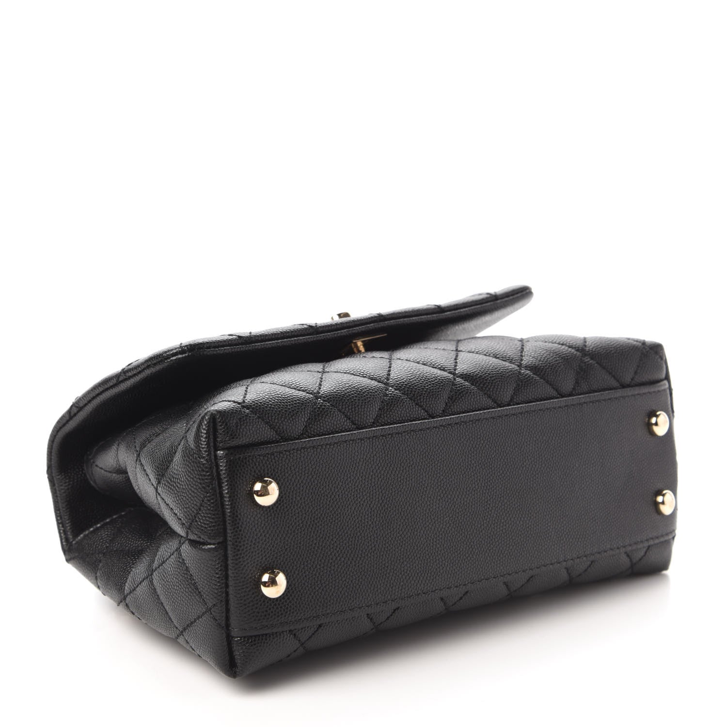 Chanel Caviar Quilted Mini Coco Handle Flap Black 4 of 10