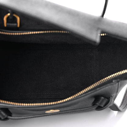 Celine Grained Calfskin Nano Belt Bag Black 12 of 12