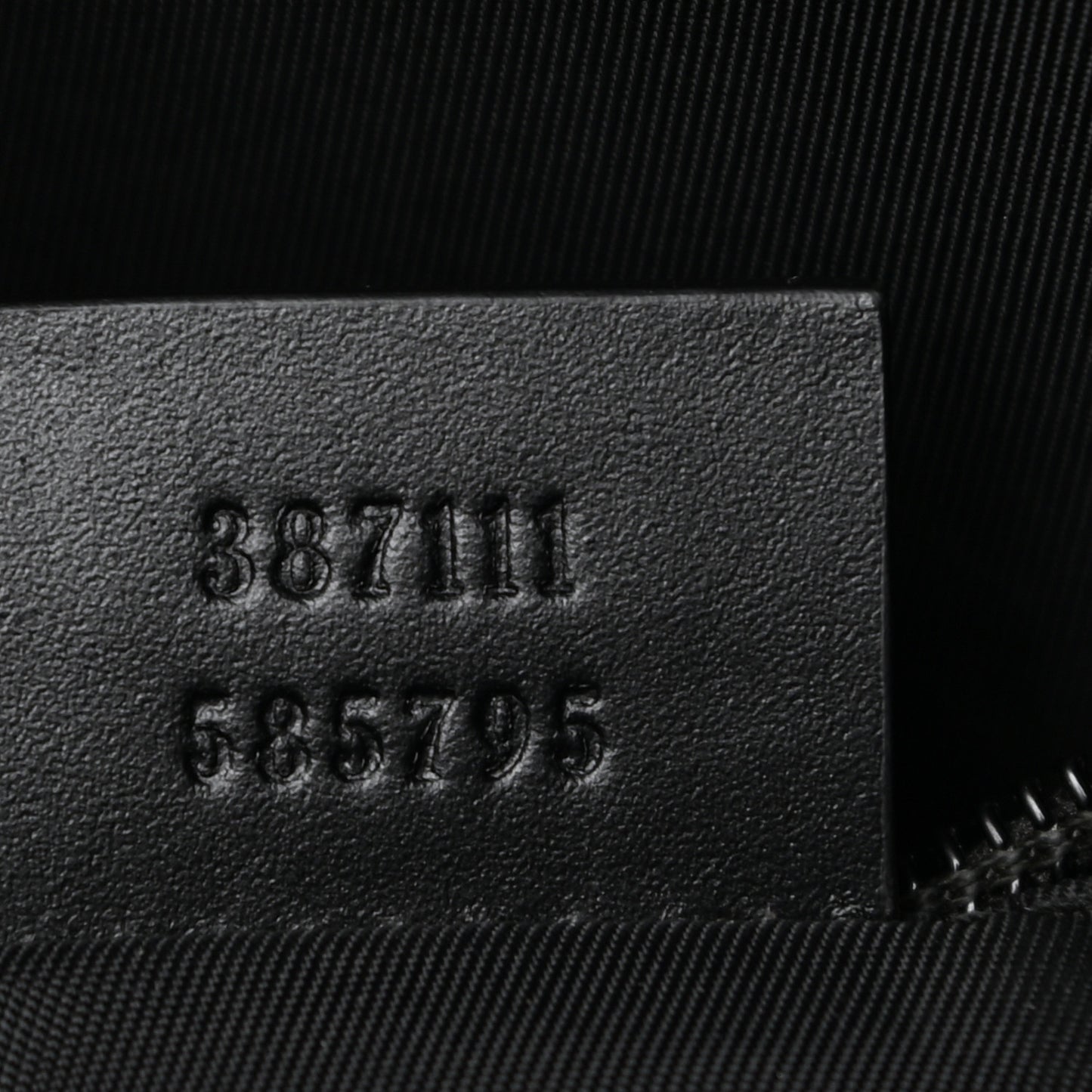 GG Supreme Monogram Web Messenger Bag Black