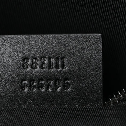 Gucci GG Supreme Monogram Web Messenger Bag Black 6 of 10