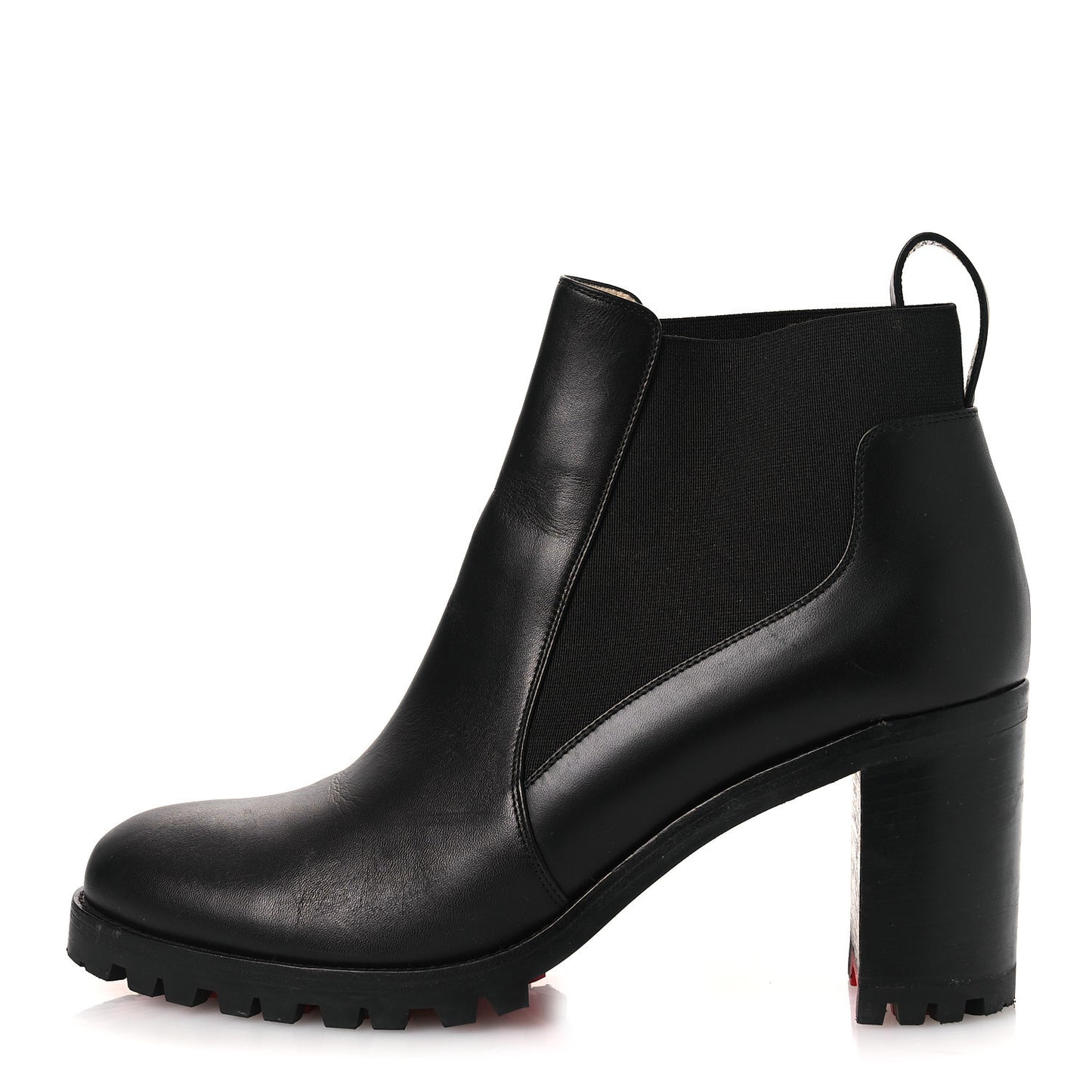 Calfskin Marchacroche 70 Chelsea Boots 40.5 Black